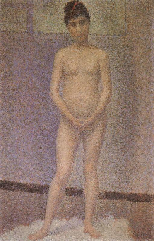 Georges Seurat A standing position of the Obverse Spain oil painting art